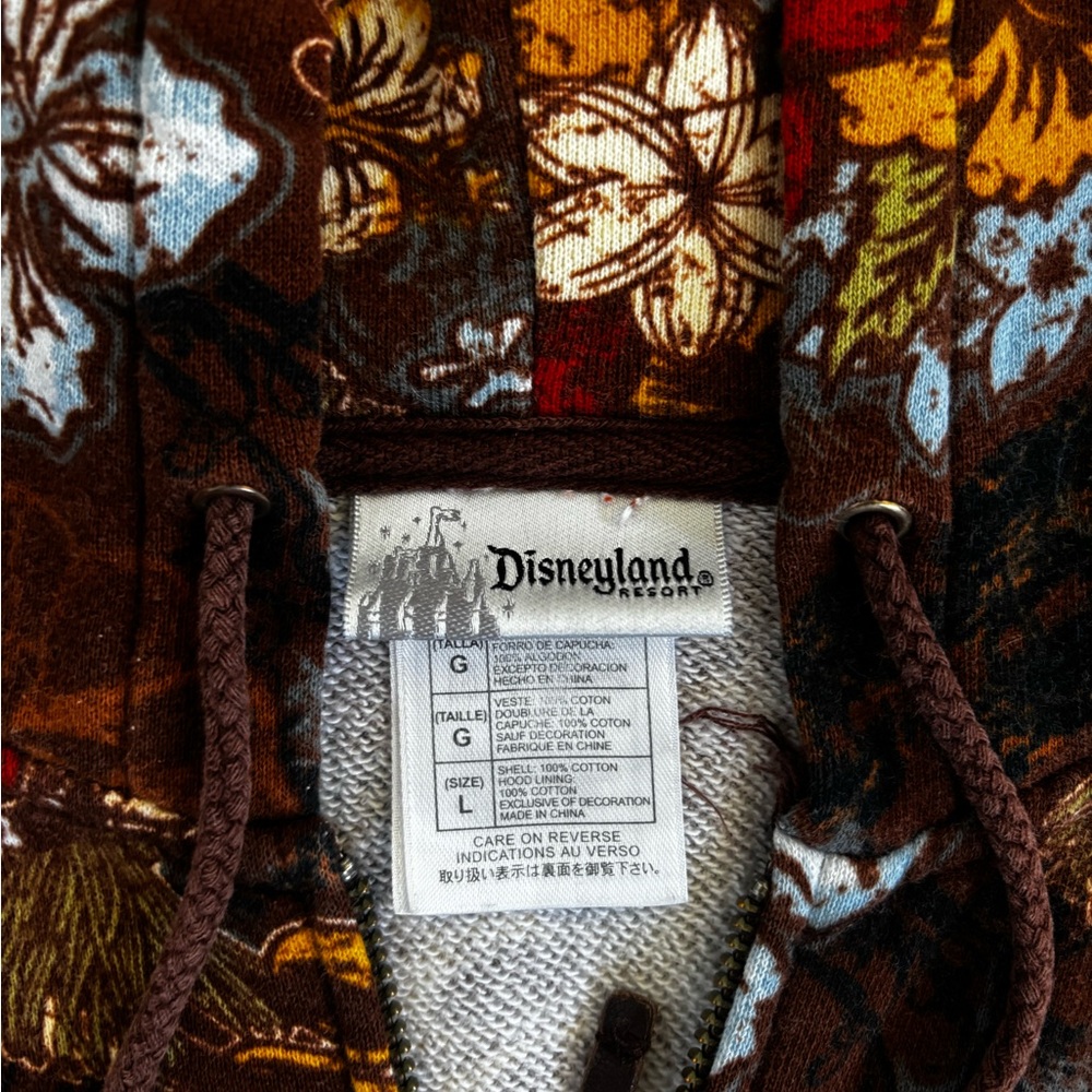 Disney Surf Co Floral Patterned Hoodie - Picture 5 of 6